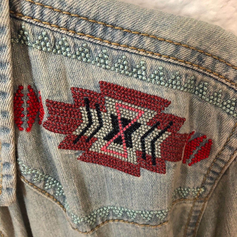 Jean Button Up - image 3